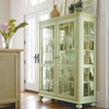 Coastal Living Cottage Newport Glass and Mirror China Cabinet