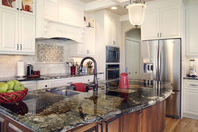Elegant kitchen photo in Portland