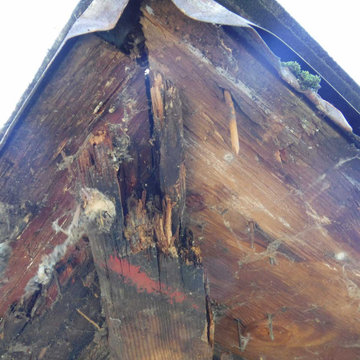 Repairing Soffit With Dry Rot Damage