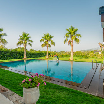 Antique Grey Porcelain Tiles -Urla,İzmir Villa
