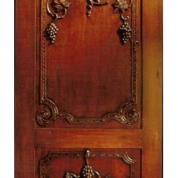 Custom Hand Carved Wine Cellar Doors - Home Decor