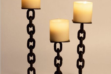 Industrial Candle Stand