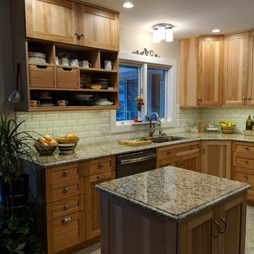 Kalamazoo natural hickory kitchen remodel 2018