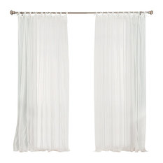 50 Most Por Contemporary Curtains And D For 2018 Houzz Best Home Fashion Tulle Lace Tie Top Curtain Panels Curtains