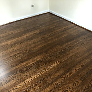 White Oak Floors Stained Spice Brown