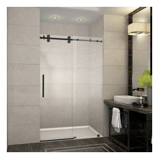 50 Most Por Shower Doors With Oil Rubbed Bronze Hardware For Mod Ellington Frameless Sliding Shower Door Oil Rubbed Bronze 48 X75