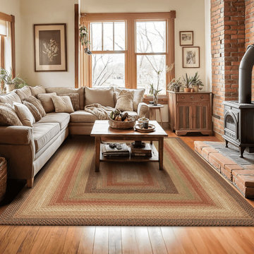 Braided Rugs That Bring Heart to Country Homes