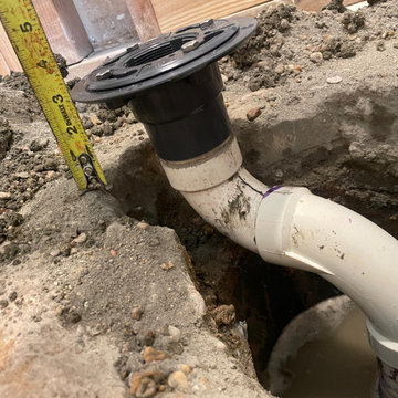 Tile Shower floor Repair- drain repair