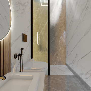 Minimal Bathroom Renovation in Barking