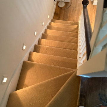 Crucial Trading Sisal Harmony Boucle Light Caramel carpet installation