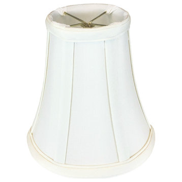 Royal Designs True Bell Basic Lamp Shade, Flame Clip Fitter, White, Single