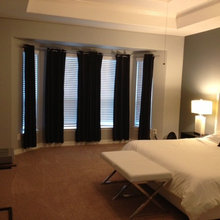 Master Bedroom - dress up window space