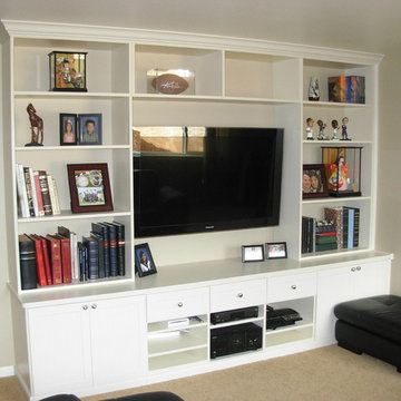 Entertainment Center in Ivory