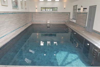 Inspiration for a contemporary swimming pool in Devon.