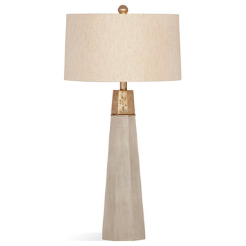 The Rowan Table Lamp French Country Beige Cement Base