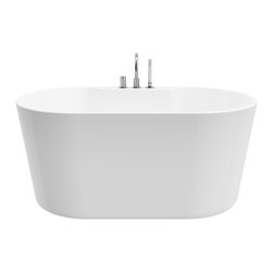 A&E Bath and Shower - Retro 56" Freestanding Tub With Faucet - Bathtubs