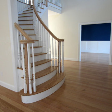 EAST ISLIP: 4" RIFT SAWN RED OAK INSTALLED & FINISHED - BONA AMBERSEAL/TRAFFIC