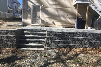 Example of a patio design in Boston