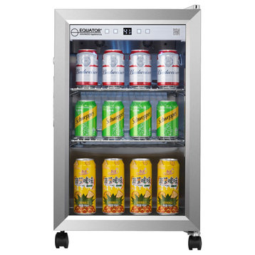 Equator 2.3cu.ft. Stainless Outdoor Refrigerator Freestanding IPX4 waterproof