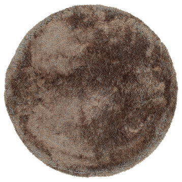 Kaleen It's So Fabulous Hand-Tufted Rug, Brown, 4' Round