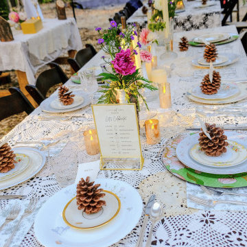 Wedding Design in the Forests of Chelan, WA