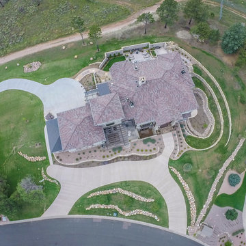 Tuscan Style Home With Siloam Stone Walls