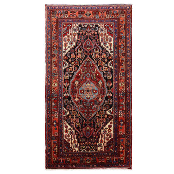 5' 2"x9' 11" New Oriental Authentic Persian Nahavand Handmade Area Rug, S1261