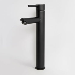 LUSSO NOIR LUXE SERIES TALL HIGH NECK BASIN MIXER TAP MATT BLACK - Products