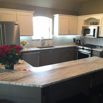 Fantasy Brown Marble Kitchen