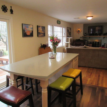 Parsippany, NJ Kitchen Remodel and Expansion with Island