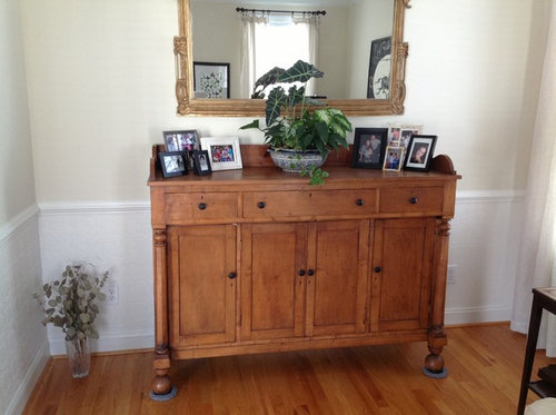 Antique Sideboard, How To Decorate Antique Dining Room Buffet