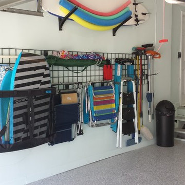 Garage Wall Storage in our Grid System