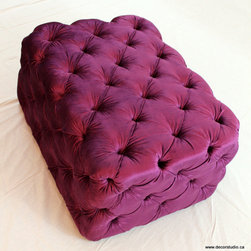 Custom Ottomans and Benches - Footstools And Ottomans