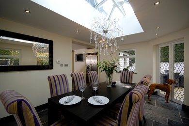 This is an example of a dining room in Hertfordshire.