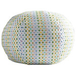 SCALAMANDRE - Odette Weave Sphere Pillow, Parakeet, 12" Diameter - Since 1929, Scalamandré has been considered a destination for connoisseurs of fine design and all things beautiful. Today, The House of Scalamandré is proud to extend our legacy as both a ninety-two-year-old heritage brand, and an innovative new company, encompassing the very best in fabric, wallcovering, passementerie, furniture, lighting, and beyond.