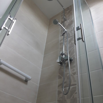 Petite salle de bain sous comble, st Nazaire