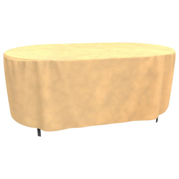 Budge All-Seasons Oval Patio Table Cover Large (Nutmeg)