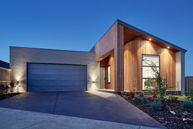 Example of a trendy exterior home design in Miami