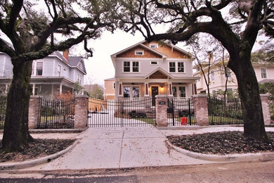 Craftsman exterior home idea in Houston