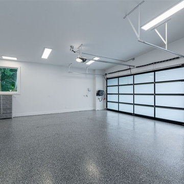 Clean, well lit garage