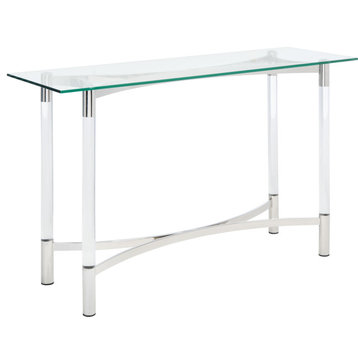 Letty Console Table - Silver