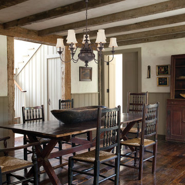 Yorktown Chandelier above Dining Table