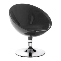 Accent Chair - Neptune Black Accent Chair - Armchairs And Accent Chairs