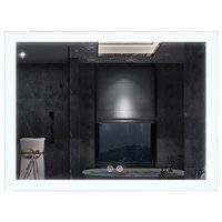 Luminous Dimmable LED Mirror with Defogger, 48"x36"x1.75"