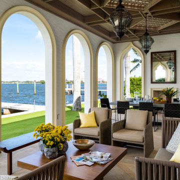 Waterfront Loggia - Palm Beach Estate