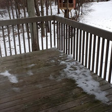 Outside - Back deck/ patio