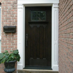Stained Fiberglass Doors - Front Doors