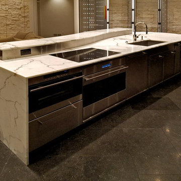 2cm Calacatta Marble Kitchen and Bar Countertops