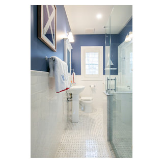 Blue & Marble Kids Bathroom - Traditional - Bathroom - Baltimore - by ...