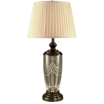Table Lamp DALE TIFFANY Traditional Antique 1-Light Oil-Rubbed Bronze